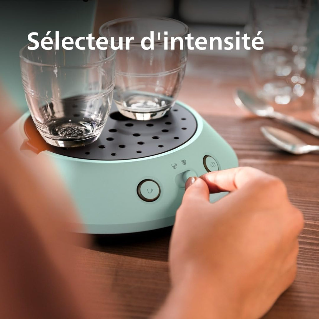 Machine à Café Compacte pour Camping-Car & Glamping – Vert Désert, Booster d'Arômes, Crema Plus (CSA210/80)