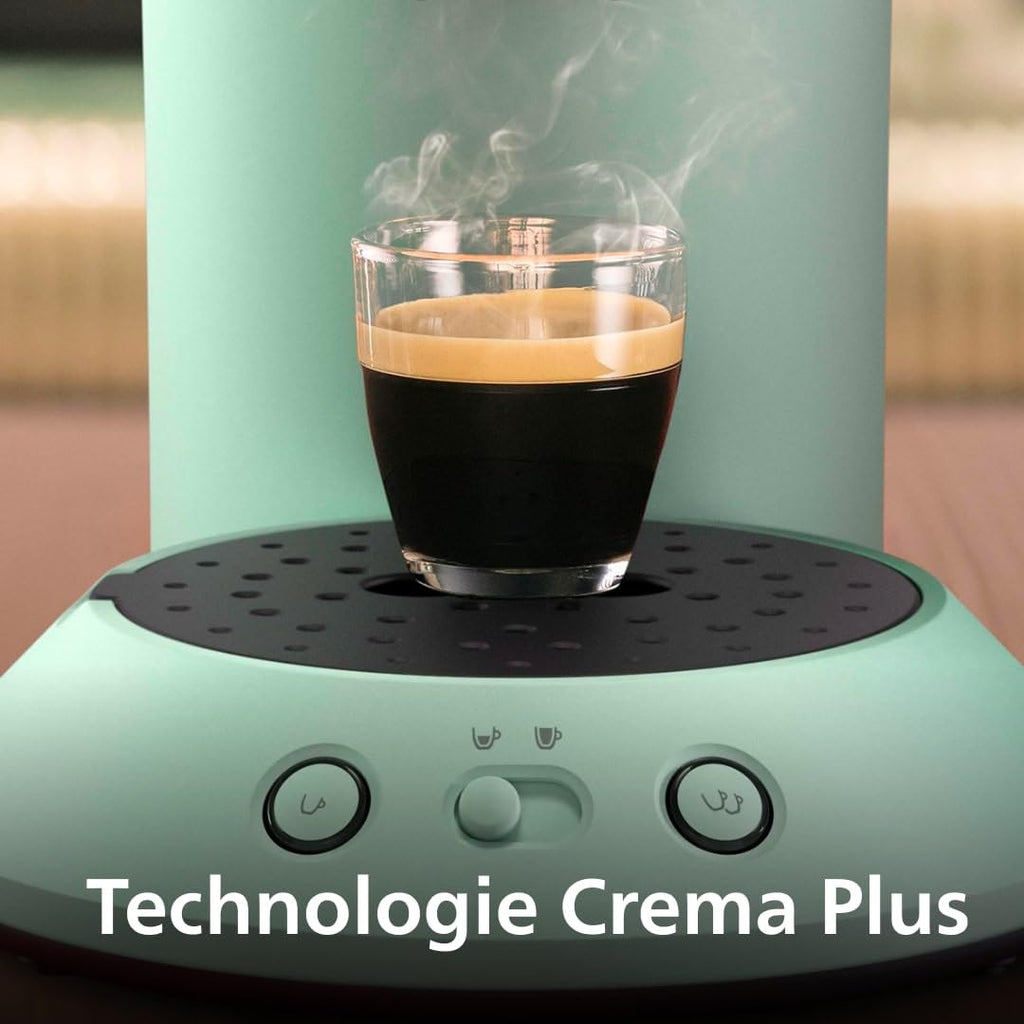 Machine à Café Compacte pour Camping-Car & Glamping – Vert Désert, Booster d'Arômes, Crema Plus (CSA210/80)