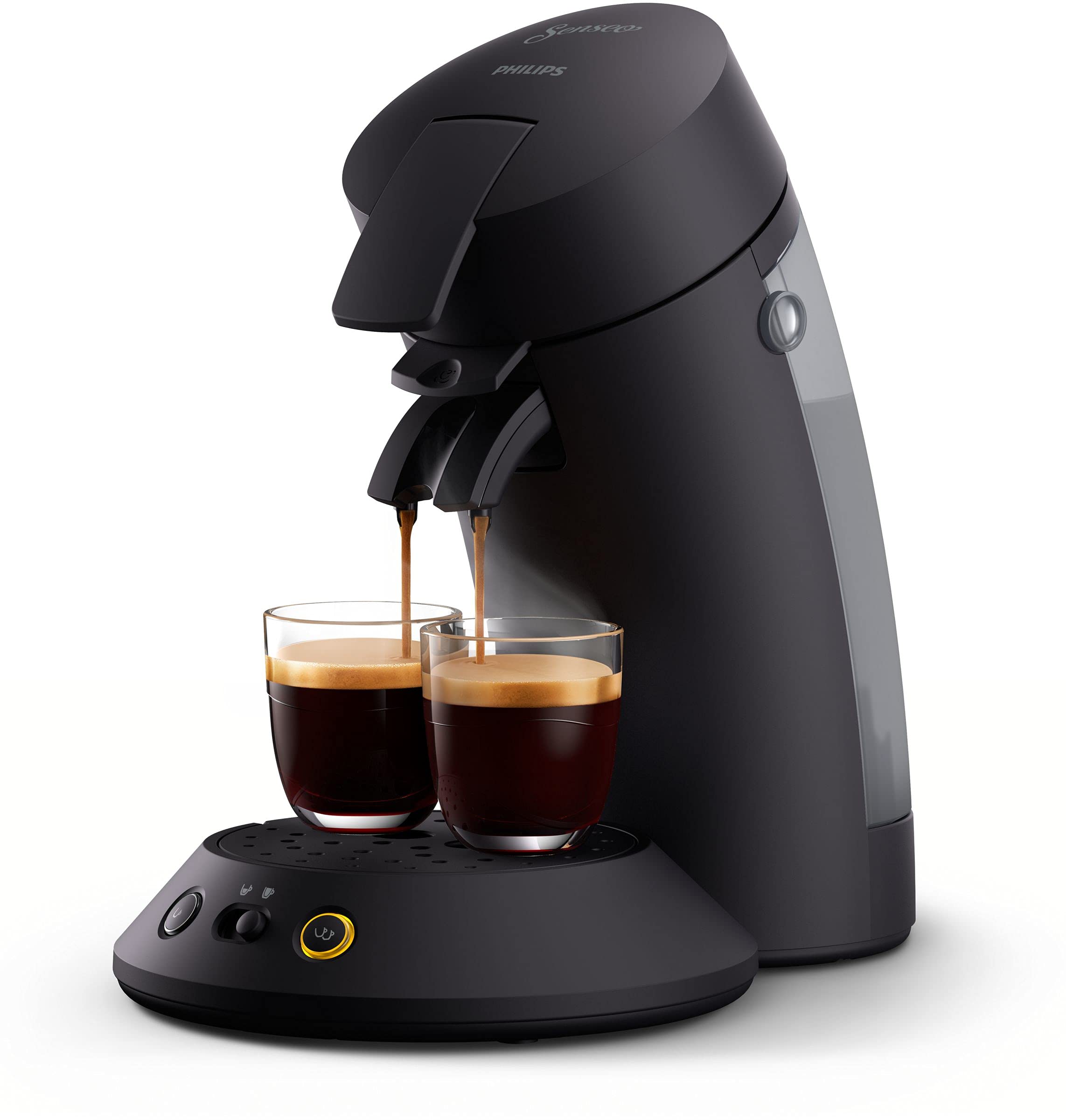 Machine à Café Compacte pour Camping-Car & Glamping – Noir, Booster d'Arômes, Crema Plus (CSA210/60)