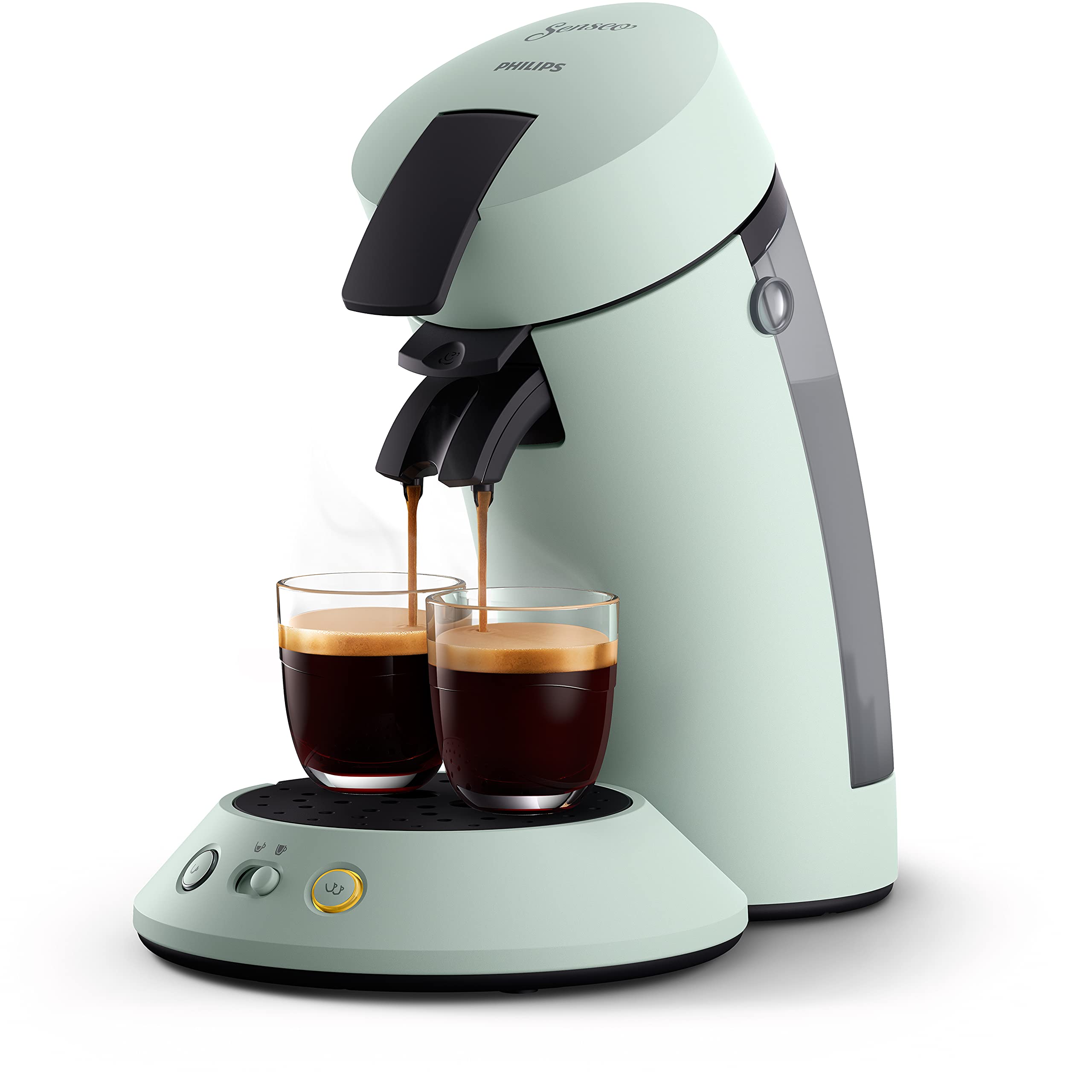 Machine à Café Compacte pour Camping-Car & Glamping – Menthe Pâle, Booster d'Arômes, Crema Plus (CSA210/21)