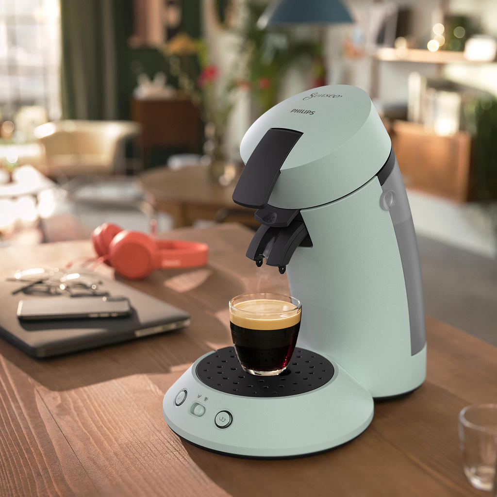 Machine à Café Compacte pour Camping-Car & Glamping – Menthe Pâle, Booster d'Arômes, Crema Plus (CSA210/21)